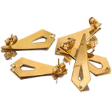 10pcs Stainless Steel Plated Arrow Ear Post Stud Earrings DIY Dangle Earring