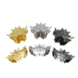 Copper Plated Warrior Hat Demon Warrior Crown DIY Jewelry Material 1pc