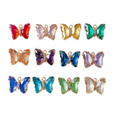 Crystal Butterfly Pendant Charms Necklace Earring Accessories