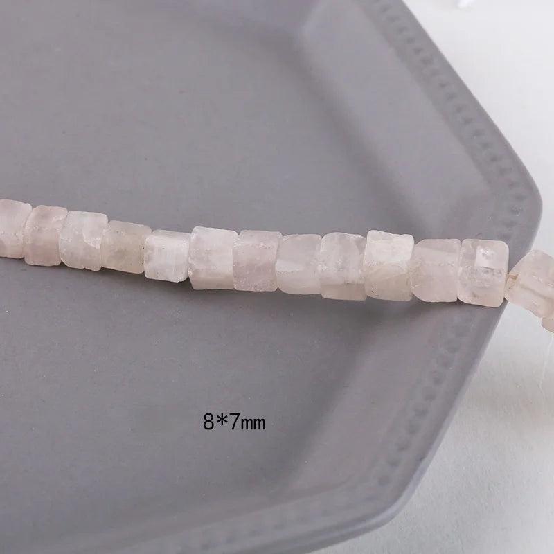 Square Strawberry Crystal Bead for DIY Jewelry Necklace