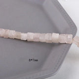 Square Strawberry Crystal Bead for DIY Jewelry Necklace