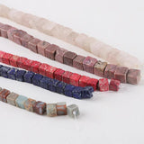Square Strawberry Crystal Bead for DIY Jewelry Necklace