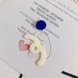 DIY Acrylic Asymmetric Hand-Made Earrings 2pcs