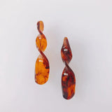 6pcs Resin Twisted Earring Pendant Accessory Material