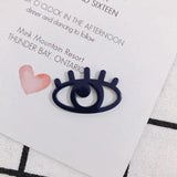 6pcs Funny Eyes Acrylic DIY Earrings Material