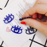 6pcs Funny Eyes Acrylic DIY Earrings Material