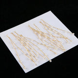 Copper Wire Pearl Woven Branches Tassels DIY Ear Stud Hairpin