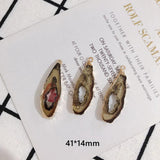 Resin Mineral Powder Crystal Lake Green Pendant DIY Earrings Necklace Key Chain