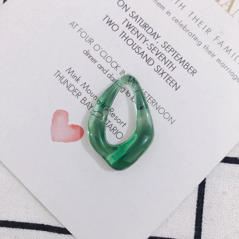 DIY Spring Water Drop Ring Pendant Accessories Material