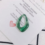 DIY Spring Water Drop Ring Pendant Accessories Material