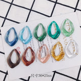 DIY Spring Water Drop Ring Pendant Accessories Material