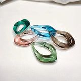 DIY Spring Water Drop Ring Pendant Accessories Material