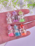 Y2K Conch Shell Bottle Charms - 10pcs DIY Goblet Pendants