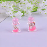 Y2K Conch Shell Bottle Charms - 10pcs DIY Goblet Pendants
