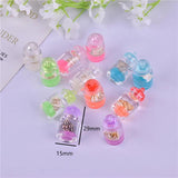 Y2K Conch Shell Bottle Charms - 10pcs DIY Goblet Pendants