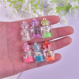 Y2K Conch Shell Bottle Charms - 10pcs DIY Goblet Pendants