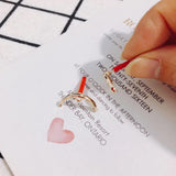 Custom Alloy Semicircle Earrings Accessories