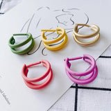 DIY Candy Multi-Layer C-Shaped Earrings
