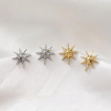 14K Bag Star Studs Earrings DIY Accessories