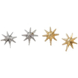 14K Bag Star Studs Earrings DIY Accessories