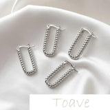 Gold Retro Twist Earrings - Hand-made Color-preserving Accessory