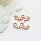 10pcs 14K Plated Lobster Claw Clasps 10mm 12mm DIY Bracelets Necklace Components