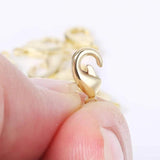 10pcs 14K Plated Lobster Claw Clasps 10mm 12mm DIY Bracelets Necklace Components