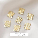 Corrugated Sheet Copper Pendant Earrings Necklace Bracelet