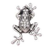5Pcs/lot 18MM Frog Ginger Brooch DIY Crystal Accessories Personality