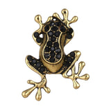 5Pcs/lot 18MM Frog Ginger Brooch DIY Crystal Accessories Personality