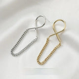 14K Cross Chain Earrings DIY Hand-made Material Accessories