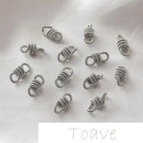 14K Double Sling Ring Twist Connection DIY Earrings Bracelet Necklace