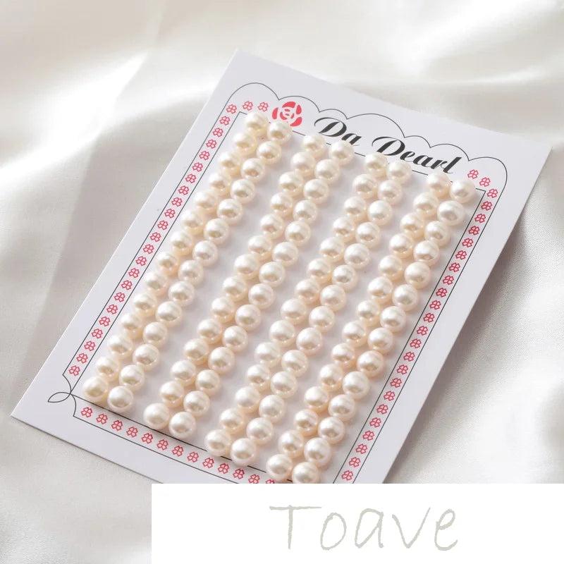 Freshwater Pearl Steamed Buns Beads DIY Earrings Material Accessories