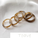 Hollow Dyed Resin Ring - DIY Hand-made Material Accessories