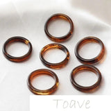 Hollow Dyed Resin Ring - DIY Hand-made Material Accessories
