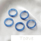 Hollow Dyed Resin Ring - DIY Hand-made Material Accessories
