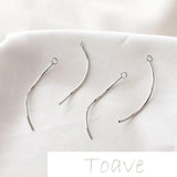 14K Wrapped Twisted Rod Earring Material