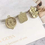 Alloy Earring Material with Color-Preserving Round Accesories