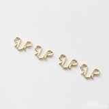 14K M Buckle Bracelet Necklace Link DIY Material