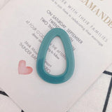 Resin Water Drop DIY Earrings Jewelry Accessories 6pcs