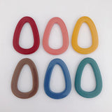Resin Water Drop DIY Earrings Jewelry Accessories 6pcs