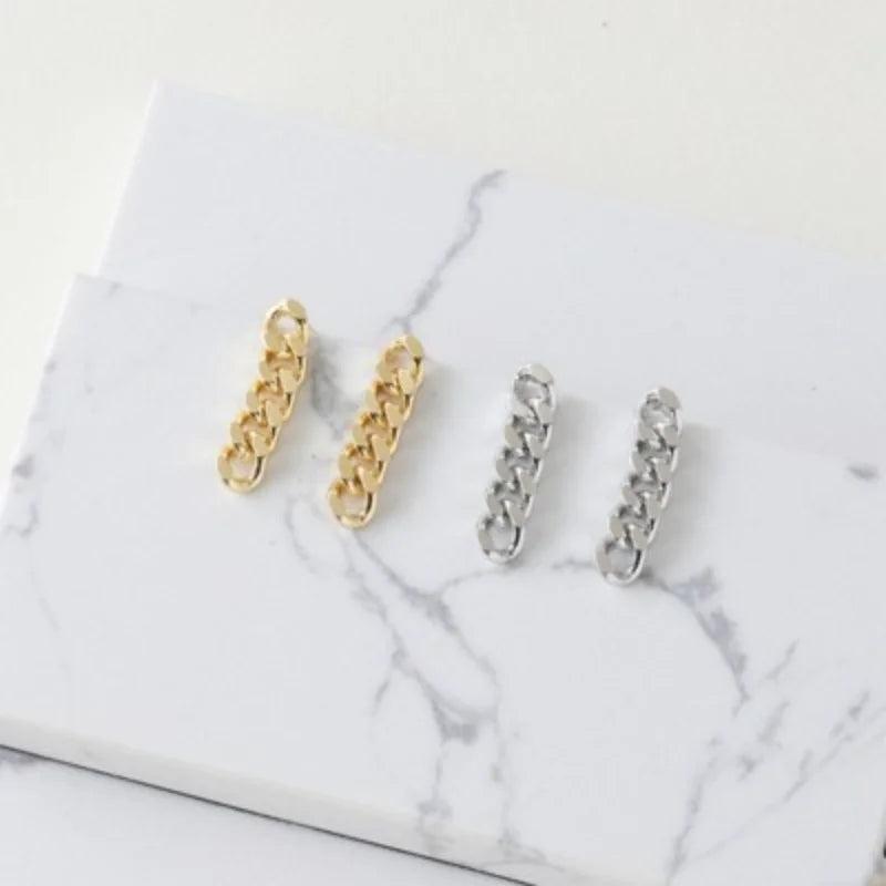 18K Copper Plated Earrings DIY Hand-Made Material Accessories