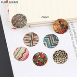 Japan Korea Vintage Metal Earrings Necklace Pendant 6pcs