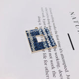 Alloy Square Pendant Necklace Charms DIY Jewelry Accessories