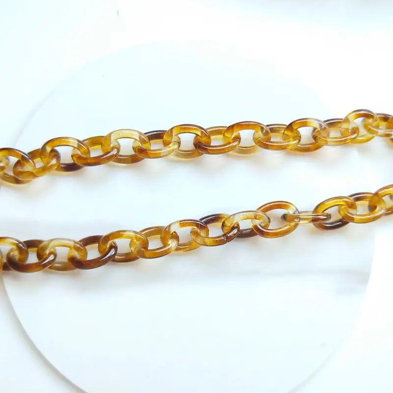 PURPLEGRAPE Plastic Resin Chain for DIY Jewelry