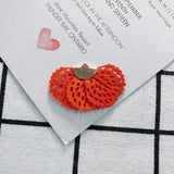 DIY Fabric Fan-Shaped Earrings Accessories Kit