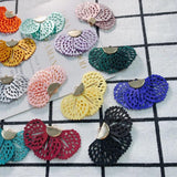 DIY Fabric Fan-Shaped Earrings Accessories Kit
