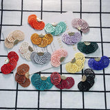 DIY Fabric Fan-Shaped Earrings Accessories Kit