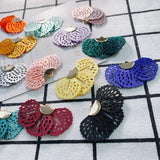 DIY Fabric Fan-Shaped Earrings Accessories Kit