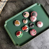 Senhua Cloth Buckle DIY Earrings Material 4pcs